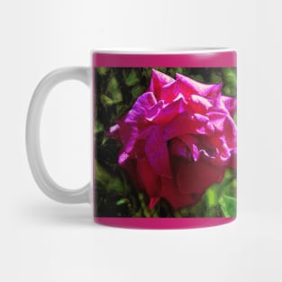 Shiny Pink Rose Mug